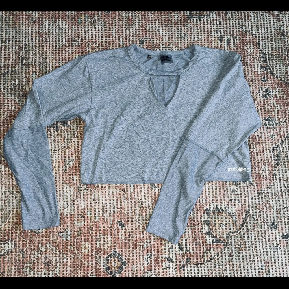 Cropped workout top